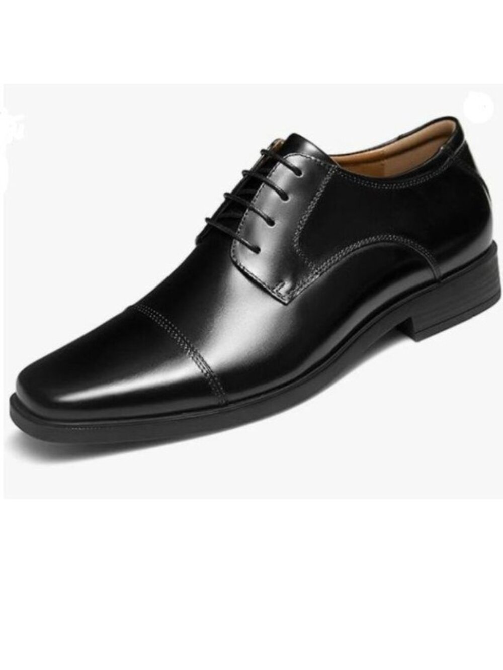 LEIZILEI Leather Dress Shoes Formal Business Shoes for Men Black